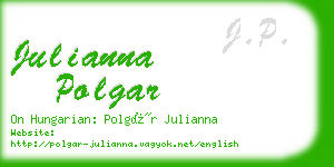 julianna polgar business card